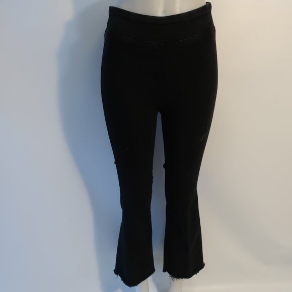 Womens Frame Bardot The Jetset Sheen Noir Black Denim Jean 1 US/S (25"-29") - Picture 2 of 12